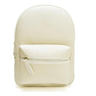 Imagem de Mochila Feminina Preta Bolsa Pequena Sintético Escolar Barato - Pinner