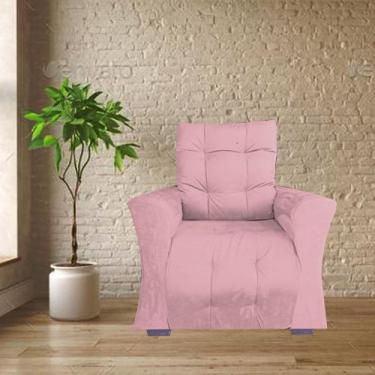 Imagem de Poltrona Retratil e Reclianavel com Rodape de Apoio Pros Pes Mariane -