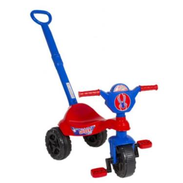 Imagem de Carrinho de Passeio/Pedal Infantil Kemotoca Spider com Haste - Ref BQ0