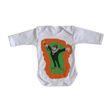 Imagem de body nenê criança roupa bebê manga longa  Gravity Falls Tio Stan - Emp