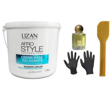 Imagem de Lizan Afrostyle Pasta Base Guanidina Alisante Capilar 1,9kg L E P
