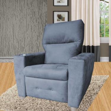 Imagem de Poltrona Do Papai e Mamae Reclinavel Emily - Beatriz  Decor, CINZA