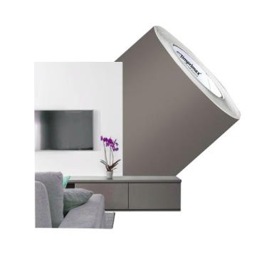 Imagem de Adesivo Envelopamento Móveis Bege Taupe Fosco 1m x 61cm - Imprimax