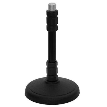 Imagem de Mini Pedestal Suporte Microfone Bumbo Ampli Cajon Fixo 19cm - Visão