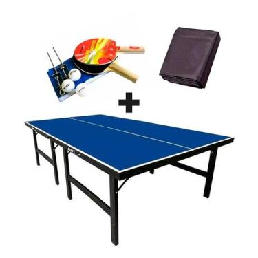 Imagem de MESA DE PING PONG MDF 15mm 1016 KLOPF + KIT Completo 5030 + Capa Para 