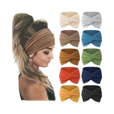 Imagem de Bandana de Yoga Elástica para Mulheres - Estilo Boêmio, Tamanho serve 