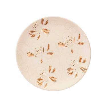 Imagem de Jogo De Pratos Sobremesa Em Cerâmica Unni Com 6 Peças 18,5cm Oxford Orquídea