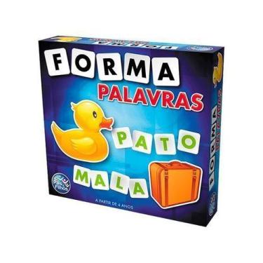 Imagem de Jogo Didático Forma Palavras Com 160 Letras E 8 Cartelas 300  - PAIS E