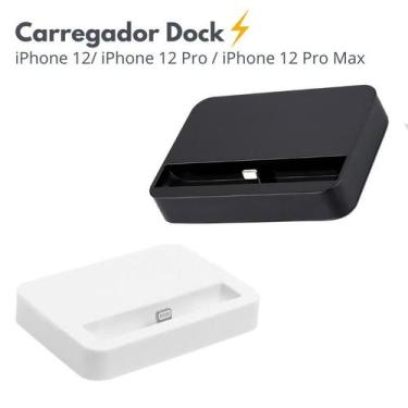 Imagem de Base  Dock  Carregador para iPhone 12/ iPhone 12 Pro/ iPhone 12 Pro Ma