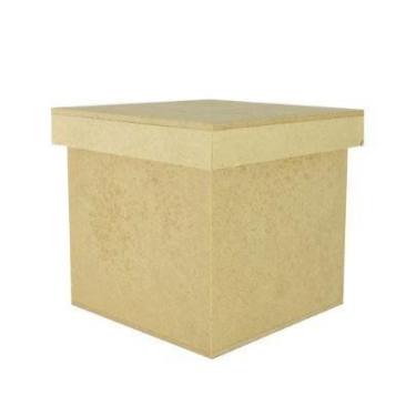 Imagem de Kit 15 Caixa Quadrada Tampa Sapato 15x15x10 Mdf Madeira - ATACADÃO DO 