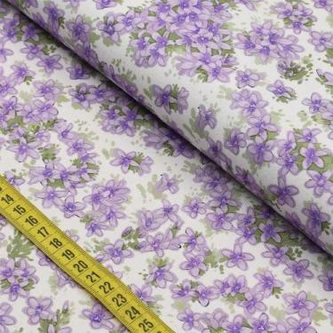 Imagem de Tecido de Sarja - Casa Criativa : Floral Campanula (0,50x1,70) - Ferna