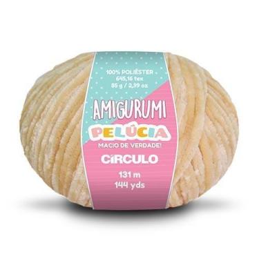 Imagem de Fio Amigurumi Pelúcia 131 metros - Círculo, 7650 amêndoas