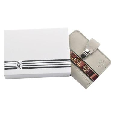 Imagem de Carteira Feminina Lene em Couro 1051 Galvani., Bone