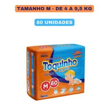 Imagem de Fralda Descartável Toquinho ConfortSec Super - Todos os tamanhos, M