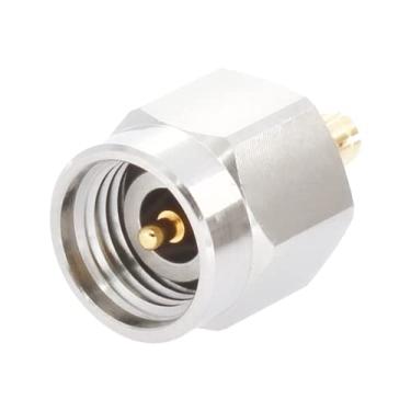 Imagem de withwave Adaptador de micro-ondas de precisão 2,92 mm macho para fêmea SMPM, CC para 40 GHz, 50 Ohm, corpo de aço inoxidável
