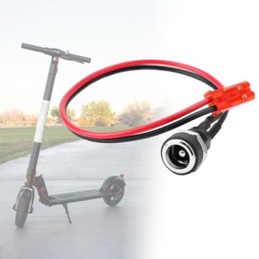 Imagem de YIBEICO Porta de carregador para Gotrax GXL V2/XR Elite/XR Ultra/Apex, 5,5 mm OD, cabo ID de 2,5 mm, fonte de alimentação, fonte de alimentação, peça de substituição para Gotrax