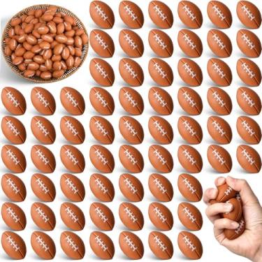 Imagem de Civaner 700 bolas de estresse de futebol a granel, mini bolas esportivas de espuma de futebol, bola esportiva de estresse, mini bola esportiva de espuma para recompensa de carnaval escolar, enchimento