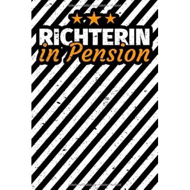 Imagem de Notizbuch liniert: Richterin Rente Geschenke Pension Ruhestand