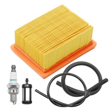 Imagem de laffoonparts Kit de filtro de ar 4283-141-0300, substituição para motor de soprador de folhas Stihl BR800 BR800C BR800X