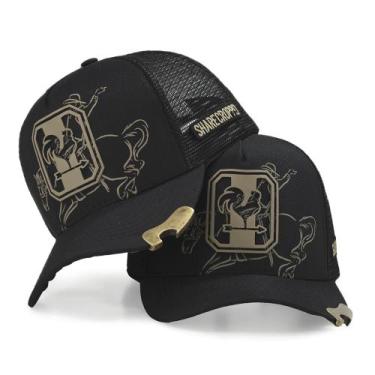 Imagem de Boné Country Telinha Aba Curva Sertanejo com Abridor Cerveja Sharecrop