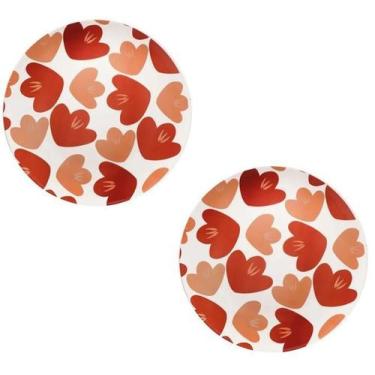 Imagem de Kit 2 Pratos De Sobremesa 19Cm Unni Love Oxford