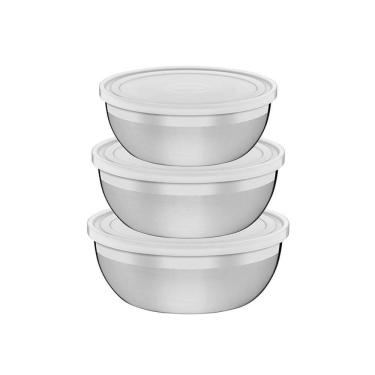 Imagem de Jogo De Potes Tramontina Freezinox 64220210 Inox 64220210