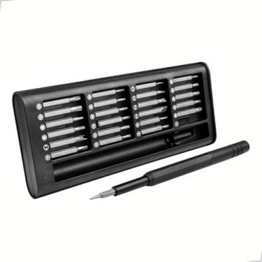 Imagem de Conjunto de Chaves Precisão Fenda Philips Tork 24 Em 1 Ponteiras Magnéticas de Aço Ideal Para Reparo Celulares Notebooks Relógios Com Estojo Organizador Versátil Ergonômetro Durável E Prático