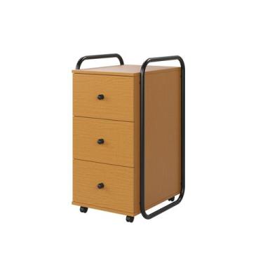 Imagem de Gaveteiro Mesa De Cabeceira Apoio Cômoda Multiuso MDF Quarto Criare - 