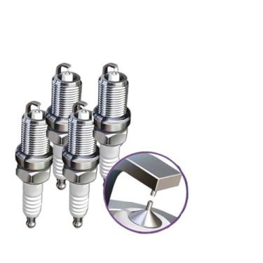 Imagem de 4 peças MN163236 FR6EI 2687 Vela de ignição para carro Iridium Fit compatível com Mitsubishi Lancer VIII 1.8L Outlander II 2.4 Outlander III 2.0 ASX