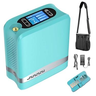 Imagem de Concentrador de Ox Portátil Recarregável - 96% de Concentração, Bateria de 6500 mAh, Bateria de Longa Duração, Leve e Silencioso, Ideal para Viagens e Uso Doméstico