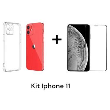 Imagem de Capa Anti Impacto + Película 3D De Vidro Para Iphone 11 / 11PRO / 11PR