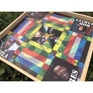 Imagem de Jogo de Tabuleiro Jamaican Ludo Reggae Legends Edition 24x24 - JAMAICA