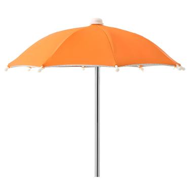 Imagem de Mini guarda-chuva de substituição para mesa de piquenique esquilo para uso externo (laranja)