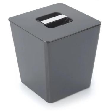 Imagem de Lixeira de Pia 5L Quadrada Neo Banheiro Puxador em Aço Inox - Forma, C