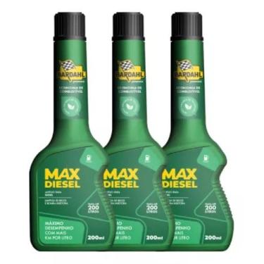 Imagem de Kit Com 3 Unidades Aditivo Gasolina Bardal Max Diesel Limpa Bicos
