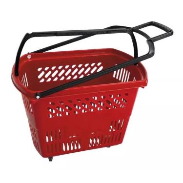 Imagem de Cesta De Supermercado Cestinha Hortifruti Fruteira