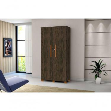 Imagem de Armário Multiuso Dacar Nogal 2 Portas Com Chave