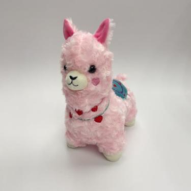 Imagem de Pelúcia Lhama Branco/Rosa 25cm - Brink+