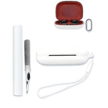 Imagem de Capa para fone de ouvido Cleer ARC 3 III de orelha aberta 2024 novo fone de ouvido AI, capa protetora completa de silicone macio capa protetora com absorção de choque com chaveiro, cordão e caneta de
