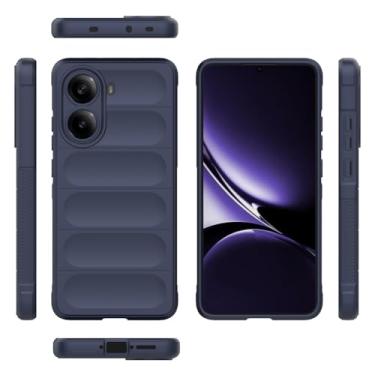 Imagem de Elubugod Capa compatível com Xiaomi Redmi Turbo 4, capa para celular TPU macia compatível com Xiaomi Poco X7 Pro 5G capa azul