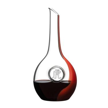 Imagem de Decanter Riedel Chinese Zodiac Tiger Stripe Red Cristal