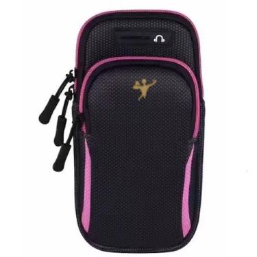 Imagem de Mini Pochete de Braço Gold Sports Esportiva, Único, Rosa, Únissex