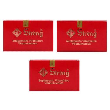 Imagem de Kit 3 Suplemento Vitamínico Streng 16 Frascos - Kroner