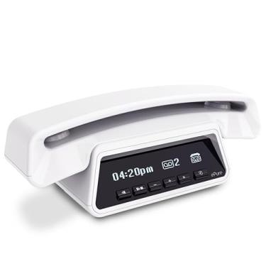 Imagem de Alcatel Epure - Telefone Sem Fio Dect 6.0 Para Casa Com Secretária Eletrônica, Viva-Voz E Bloqueio De Chamadas Indesejadas, Branco