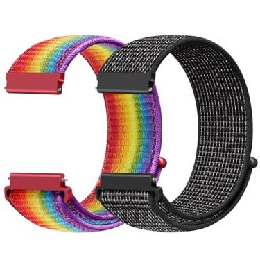 Imagem de AVOD Pulseiras esportivas de nylon de 19 mm de liberação rápida compatíveis com Willful/YAMAY/Letsfit/LETSCOM/TEMINICE/LIFEBEE/Lintelek ID205 ID205L ID205G ID205S ID205U/Blackview/UMIDIGI para