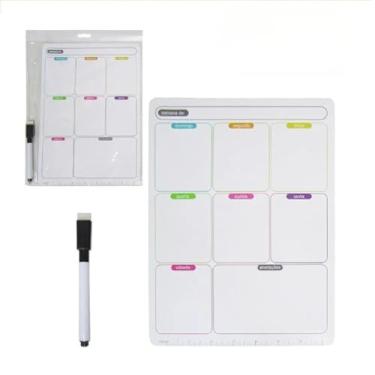 Imagem de Lousa Imã Planner Mensal Magnético com Caneta P/Geladeira(3)