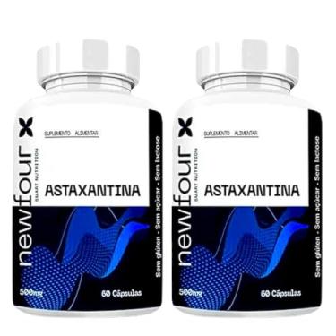 Imagem de 2x Astaxantina 500mg, 60 Cápsulas, Suplemento Alimentar, 6mg por Porção