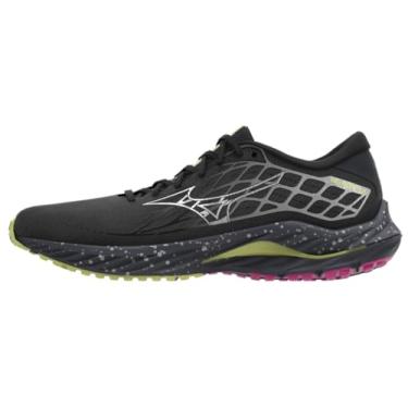 Imagem de Mizuno Tênis de corrida masculino Wave Inspire 20, Tetra preto e rosa, 38