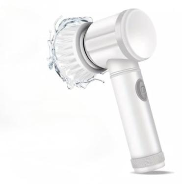 Imagem de Escova Elétrica de Limpeza 5 em 1 Sem Fio Limpador Multiuso Prático Com Mais Duas Cabeças de Escova