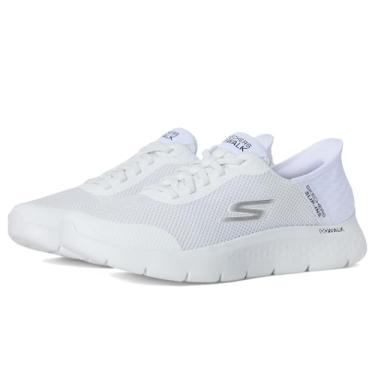 Imagem de Skechers Skechers Hands Free Slip ins Go Walk Flex Hands Up, Branco, 7.5 X-Wide